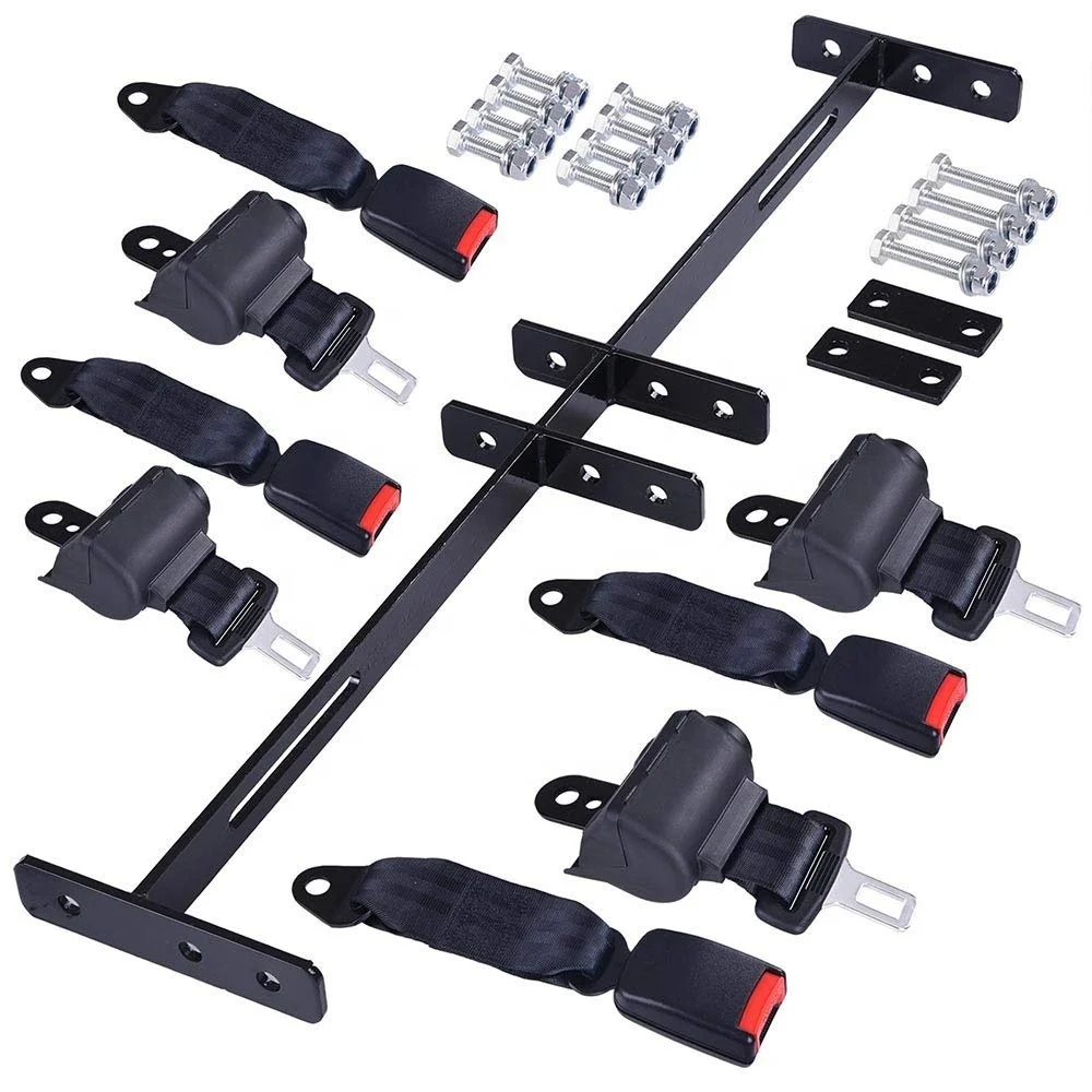 Easy Installing Retractable Seat Belts And Bars Combo For Club Car,Yam