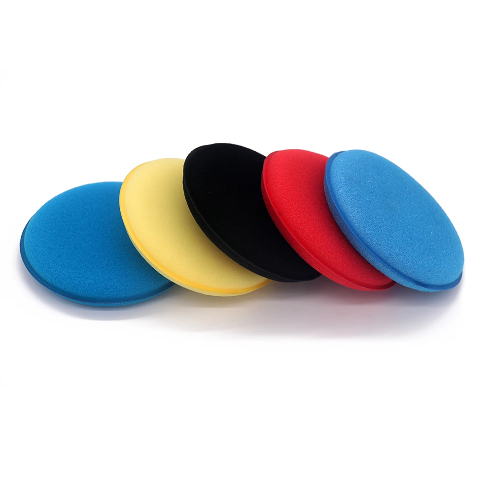 

Manufacturer Price Round Wax Applicator Pads Car Wax Waxing Polishing Sponge Pad