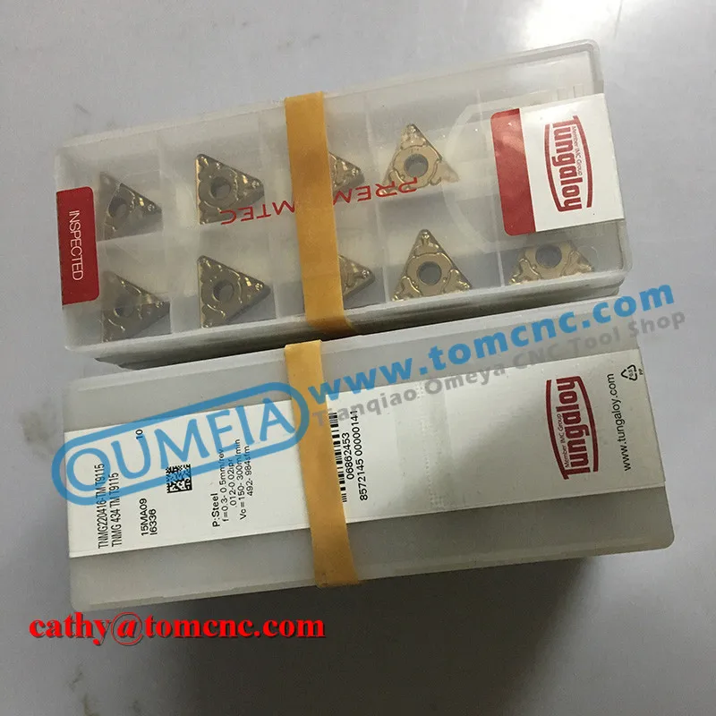 Tungaloy Cnmg 120408 Carbide Inserts For Steel Cnmg120408tm T9125