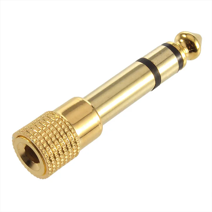 Waterproof Audio Jack 6.5mm 1/4" Male To 3.5mm Audio Jack Converter 1/8