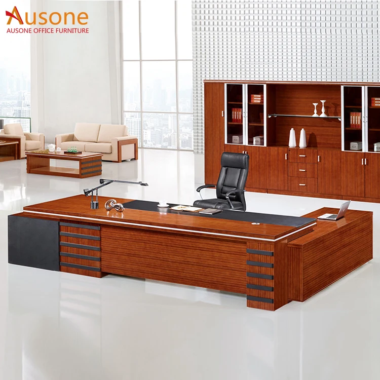 L Shaped Large Executive Desk Set Solid Wood Office Desk Buy