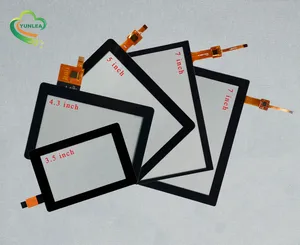 Capacitive ITO Touch Screen Glass 8.4 to 15.6 Inch Displays