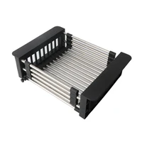 

2019 New Metal Dish Rack Black Telescopic Stainless Steel Drain Rack