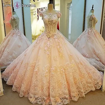 long gown design for wedding