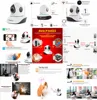 ir cut 1080p motion detection talk back security camera system with internet for wireless home alarm system