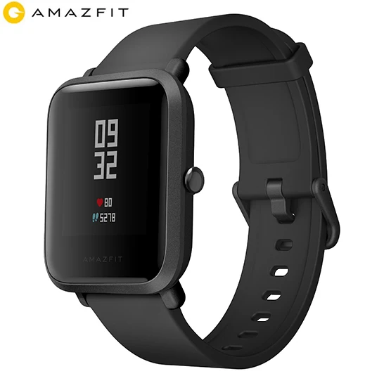 

2019 English Version Smart Watch Xiaomi Amazfit Bip Huami Lite IP68 GPS Gloness Smartwatch Heart Rate 45 Days Standby