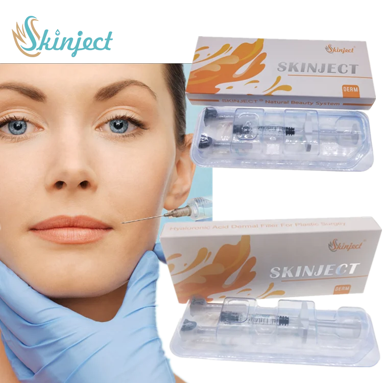 

Skinject 1ml Acido Hialuronico Beautiful Injectable Dermal Fillers Hyaluronic Acid Syringe Lip Dermal Filler