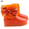 free samples hot selling 2018 unique design multicolor cheap snow boots women kids snow boots children