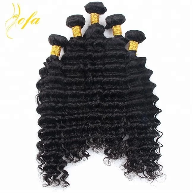 

Unprocessed Brazilian Deep Wave 100% Virgin Hair Weave