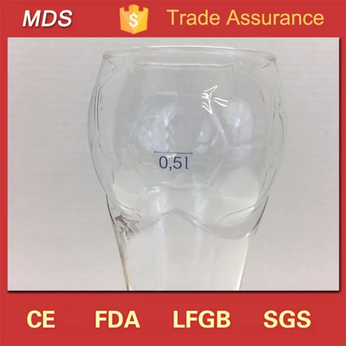 Fashion style unique world cup Brazil soccer 500ml beer glass  .jpg