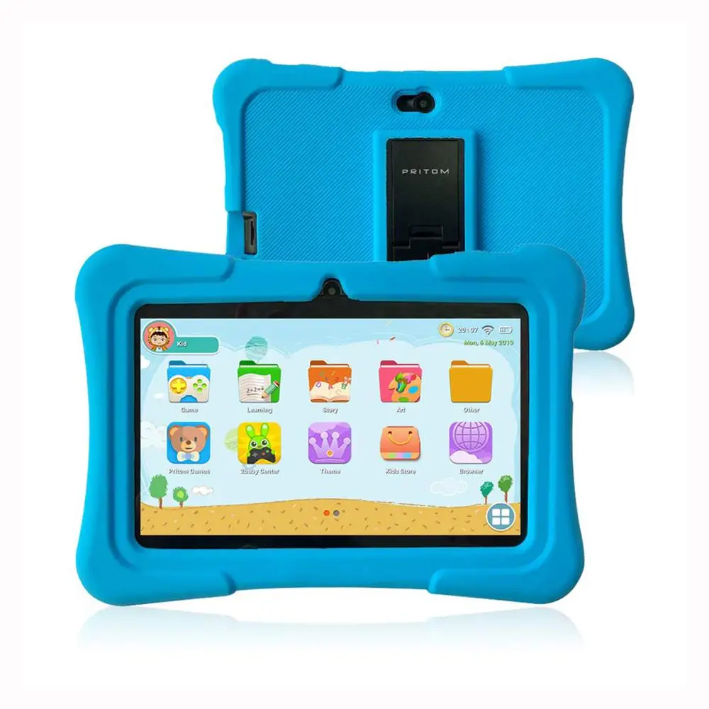 

Cheapest WiFi Android Tablet 7 Inch Kids Tablets Allwinner A33 Q8 Q88 Educational Tablet PC Silicone case, N/a