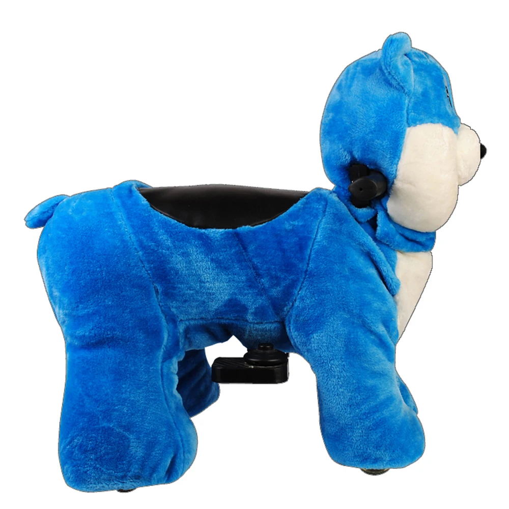 6v ride on plush animals