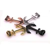 Supplier brass cz cubic zircon boat anchor jewelry accessories wholesale beads custom logo beads pave beads for jewelry making