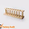 Durable Wooden Test Tube Rack for Laboratory usage lab consumables factory