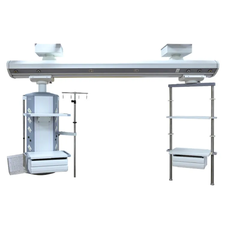 Ceiling mounted medical surgery gas pendant in hospital