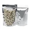 Foil Pouches (Clear/Silver, Silver Inside) Storage Food Seeds Tea Herb Smell Proof Reclosable Heat Sealable Zip Lock Bag