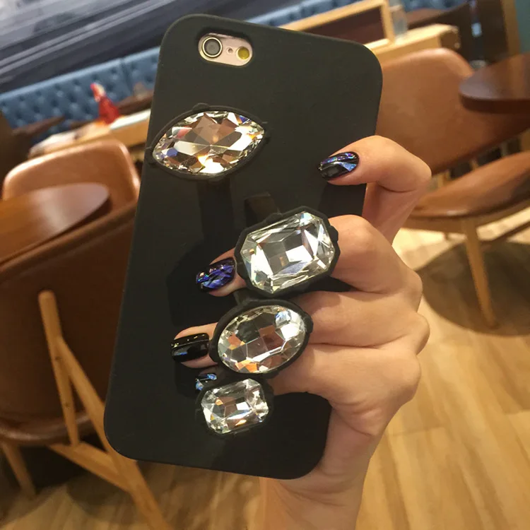 

2017 hot sale style for iphone6s luxury jewelry rings cell phone shell 6plus silicone cover business platform gold supplier