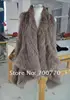 Rabbit Fur Hand Knitted Vest With Open Front And Peaked Hem 2012 New Hand Knitted Style Fashion Women Gilet STY.NO.3053-1