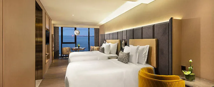 Customized 5 star modern bed room furniture bedroom set hotel