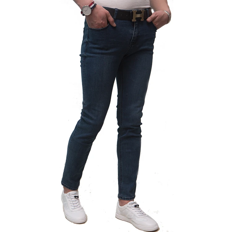 

Huade high quality best seller blue super skinny mens jeans made in china