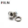 FILN 10mm 1NO ball small momentary metal push button push on off switch without light
