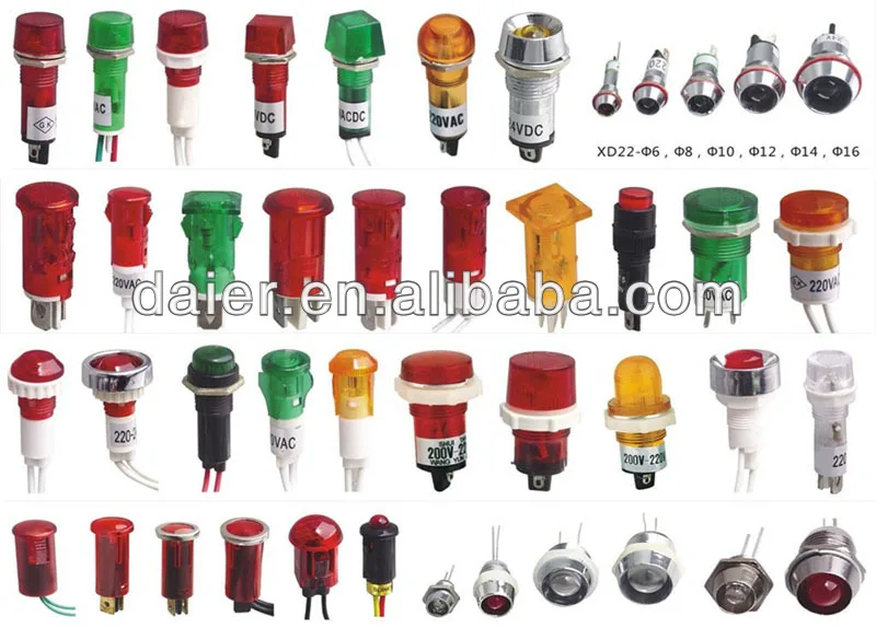 8mm Led Signal Lamp 220v High Voltage Indicator Light Nxd215 Buy Led Signal Lamp 220v,High
