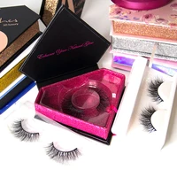 

Private label custom packaging eyelashes with eye lashes box