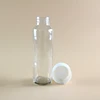 liquor glass bottle with screw cap