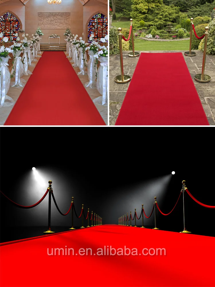 Outdoor Exhibition Wedding Red Carpet With Queue Stanchions Buy Red