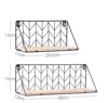2019 New Products Creative Iron Art Metal Racks Popular Wall Mounted Grid Hanging Decor Wire Storage Shelf for living room