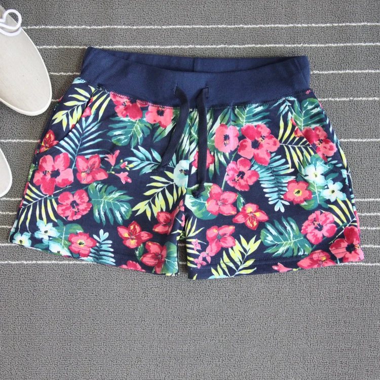 womens printed swim shorts