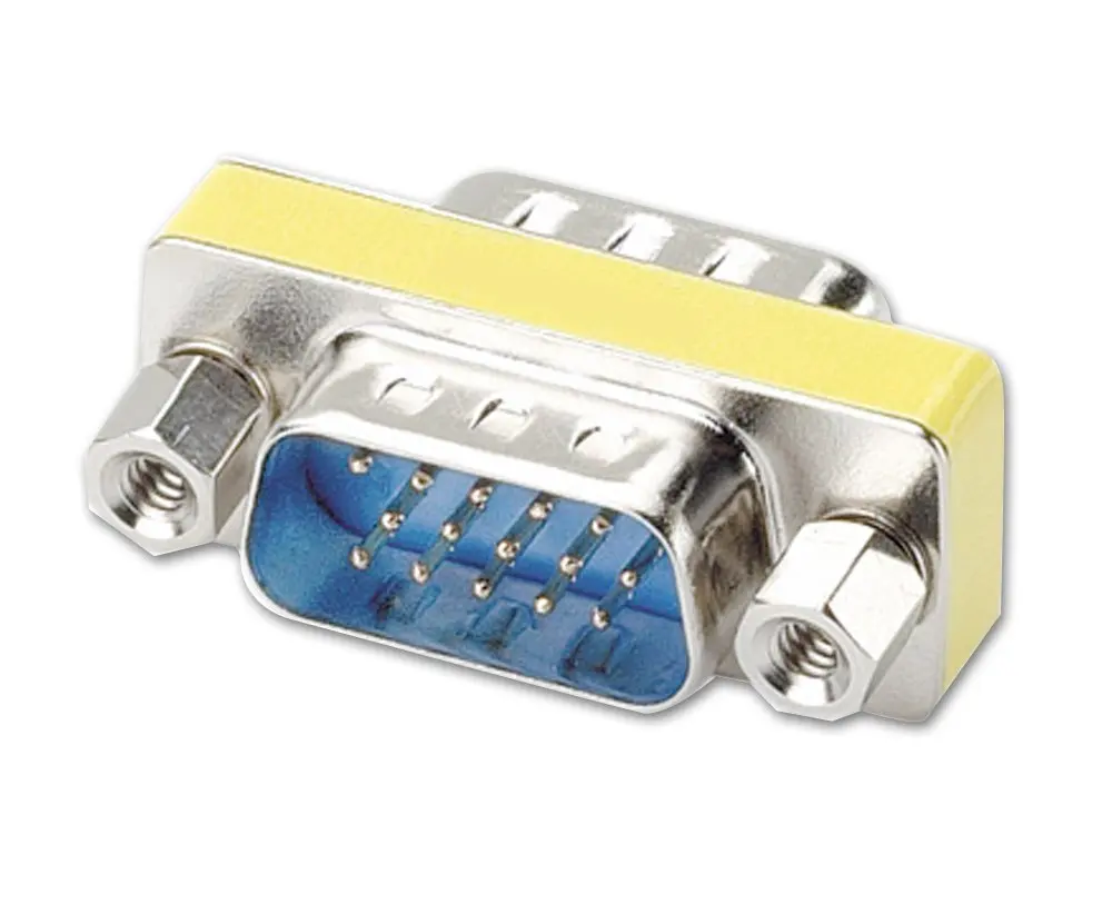 Computer Cables D-Sub Connector Socket DB 9PIN Male to DB 9pin Female Right Angled 90 Degree Adapter 2pcies//lot Cable Length: Other