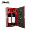 2018 hot design customized elegant design wooden wine box MDF wood wine case