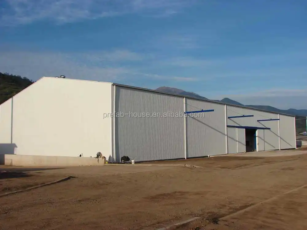 pre-fab steel structure for warehouse&2-level shop buildings Ethiopia Djibouti port