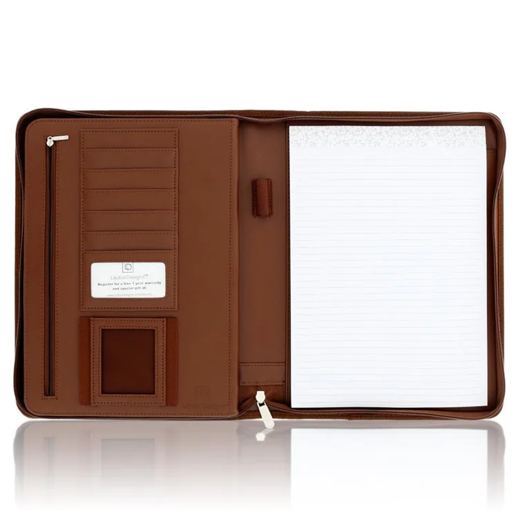 Details about   PU Leather Portfolio Interview Resume Legal Document Organizer with Clipboard 