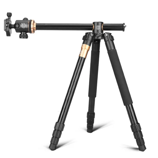 

Q999H Multifunction Aluminium Horizontal Camera Tripod Monopod with Ball Head Center Column for DV DSLR, Black