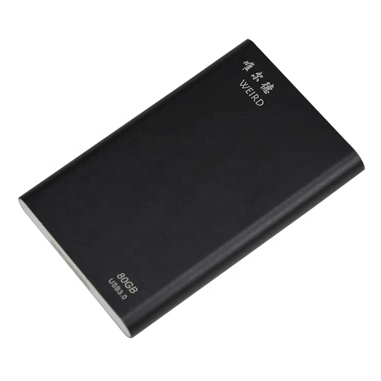 Real Capacity 2.5 Inch Mobile Hard Disk Drive External Portable 80GB HDD