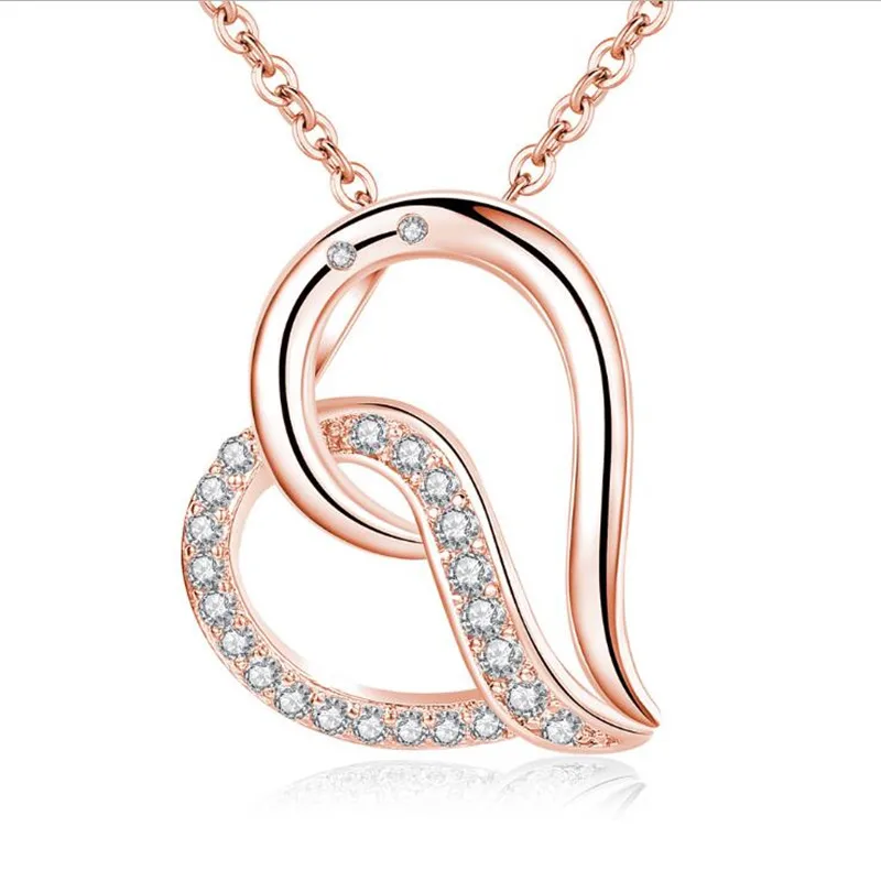 

Popular simple girl necklace, Korean heart pendant on valentine's day gifts, N/a