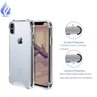 

Crystal Clear Reinforced Corners TPU Bumper Cushion Panel Cover phone case for iPhone X xs