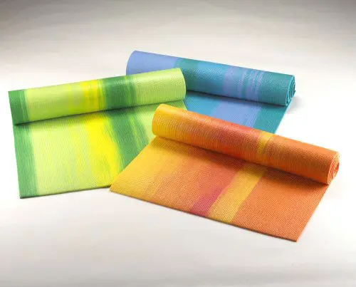 rainbow yoga mat