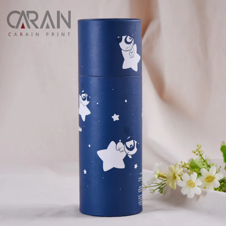 
Rigid cardboard color printing chapstick packaging paper mailing tube 