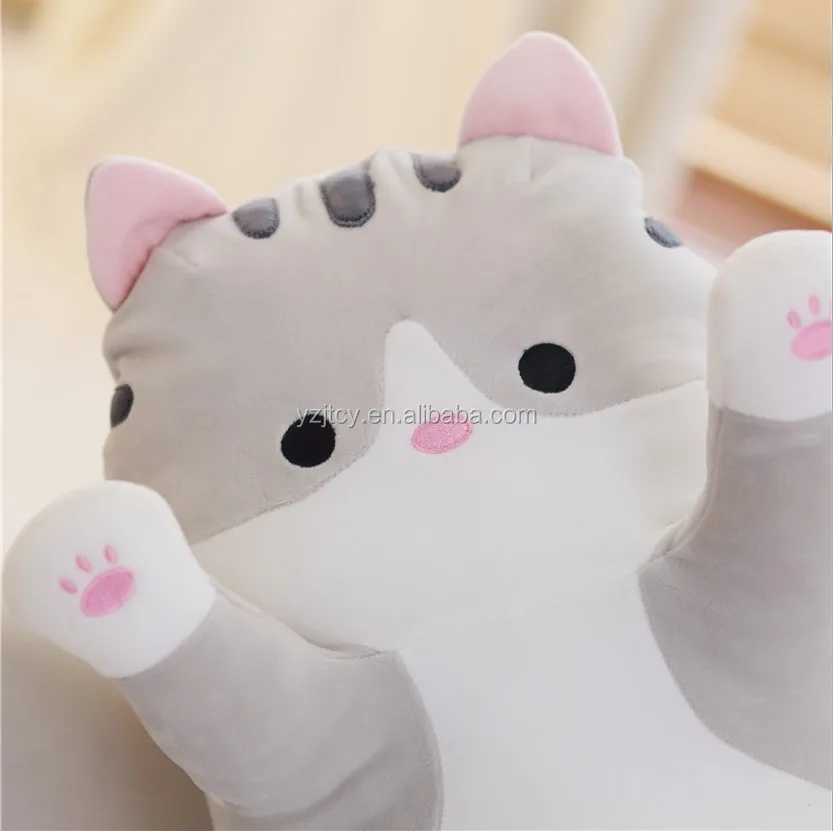 Custom Large Big Cat Long Size Animal Shaped Body Pillow Buy Plush