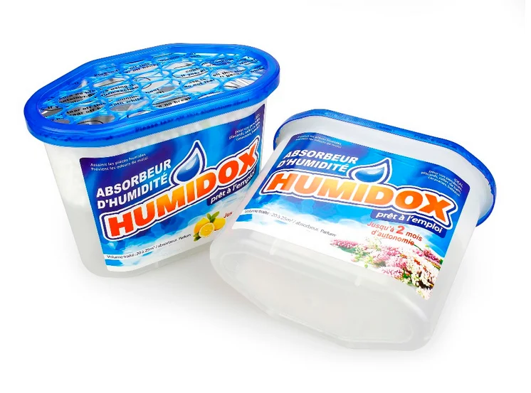 Disposable Scented Lemon Absorb Moisture Desiccant 500ml Interior