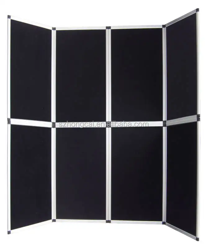 
Fabric folding panel banner stand 8pcs/set poster wall board 
