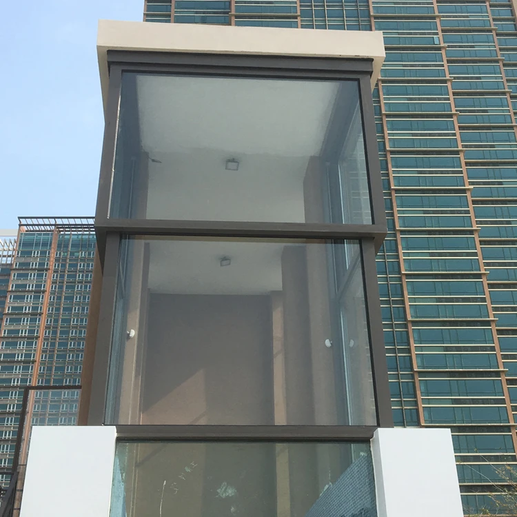 Aluminum electric lifting intelligent balcony window