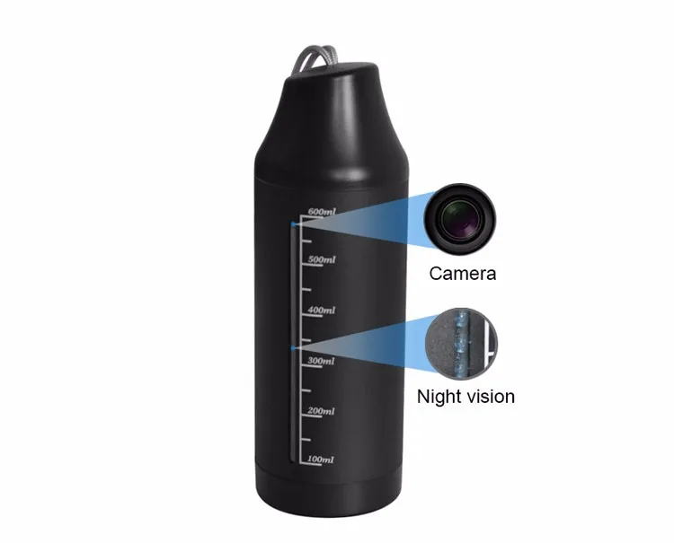 

HD night vision WIFI hidden Video Mini cup spy camera, Color