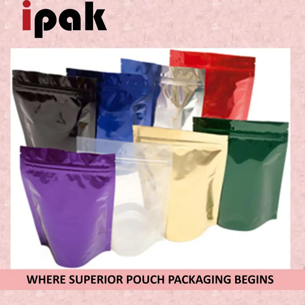 Food grade FDA 250g / 500g matte finished stand up foil coffee bag with valve