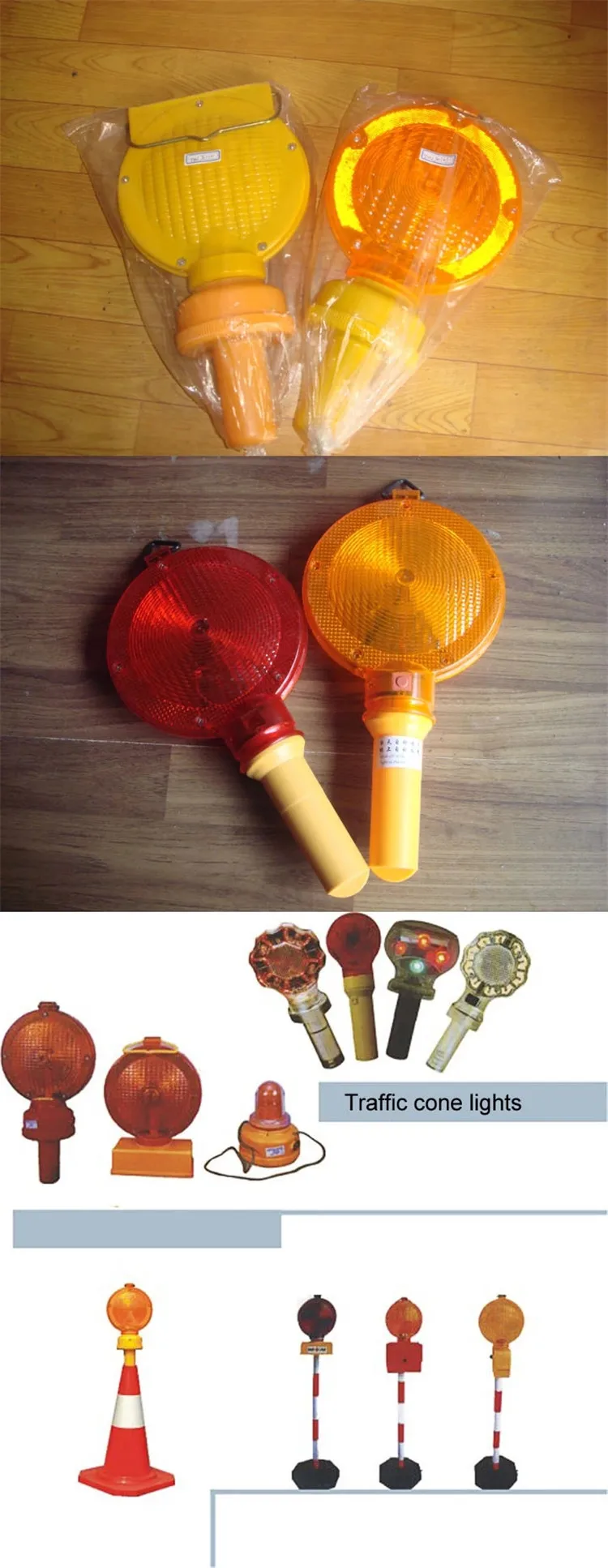 solar or battery  powered  Traffic Flash barricade lamp Trafic Led Light traffic warning light  lamp