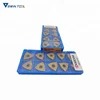 original CVD coating Kyocera inserts WNMG080404 WNMG080408 12-MS CA5525 6525 525 external turning tungsten carbide inserts
