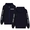 Popular Sale Korea Girl Team Black Pink Hoodies Zipper Thick Hoody Casual Winter Sweatshirts